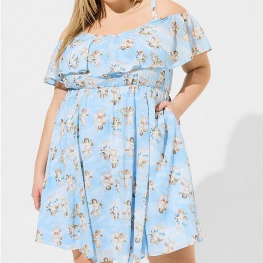Cherub cold shoulder dress